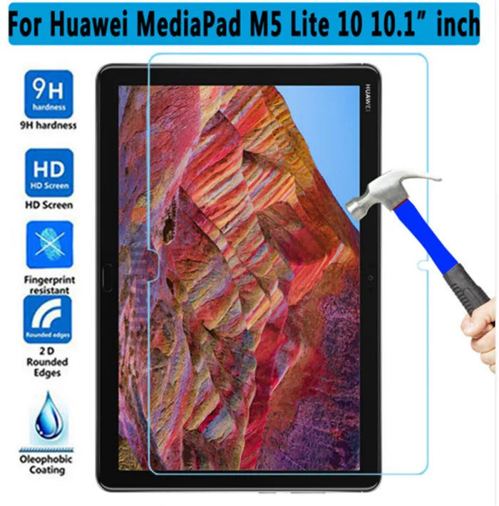 Tempered Glass Screen Protector Film for Huawei MediaPad M5 Lite 10