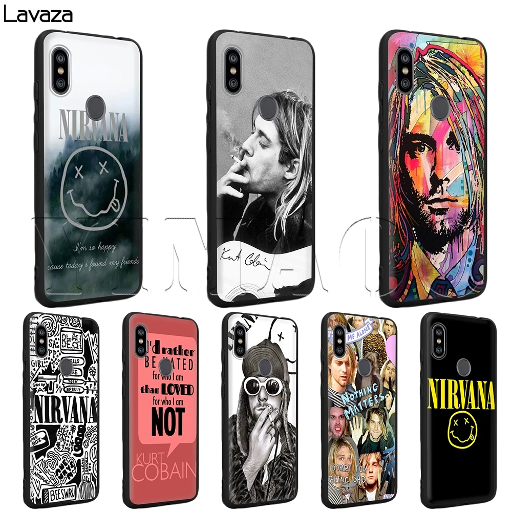 

Lavaza Nirvana Kurt Cobain Case for Xiaomi Redmi Note 4A 4X 5 5A 6 6A 7 S2 Pro Go Prime Plus