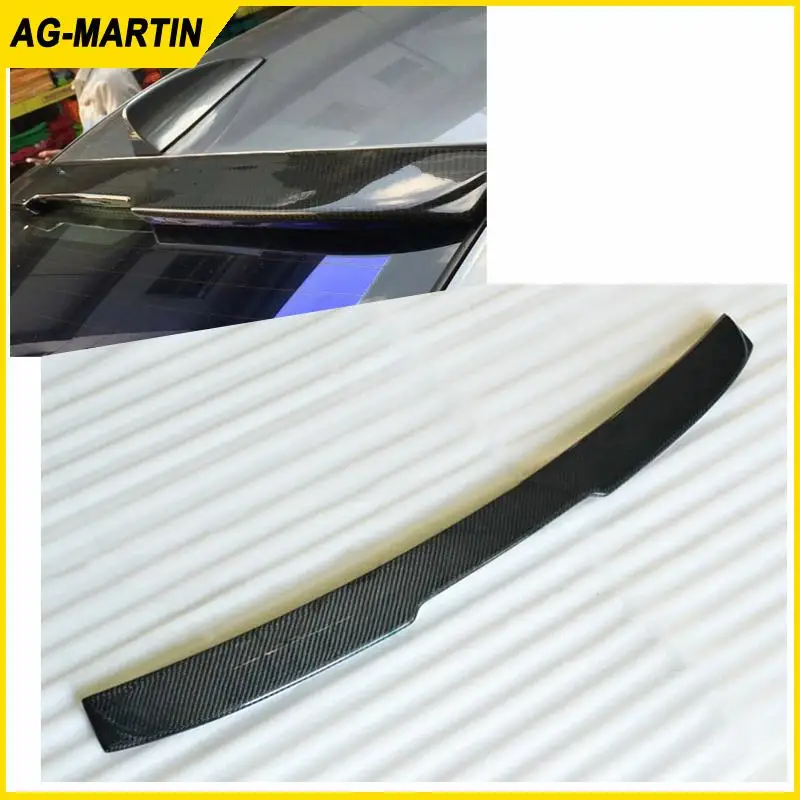 Carbon fiber AC style car back window roof spoiler wing auto rear roof