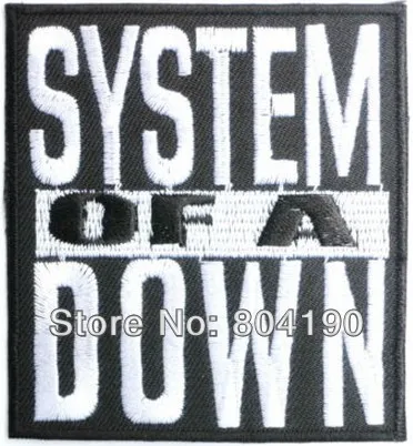 SYSTEM OF A DOWN тяжелый металл музыка Iron Вкл/пришить патч футболка Швейные аксессуары