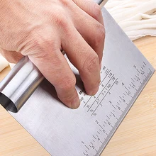 1 шт. нержавеющая сталь торт гладкие украшения инструменты для пиццы Тесто скребок резак для выпечки лопатки для теста помадка торт кухонные инструменты