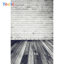 Yeele Brick Wall Wood Floor Baby Portrait Pet Show Photography Backdrops Customized Photographic Backgrounds For Photos Studio