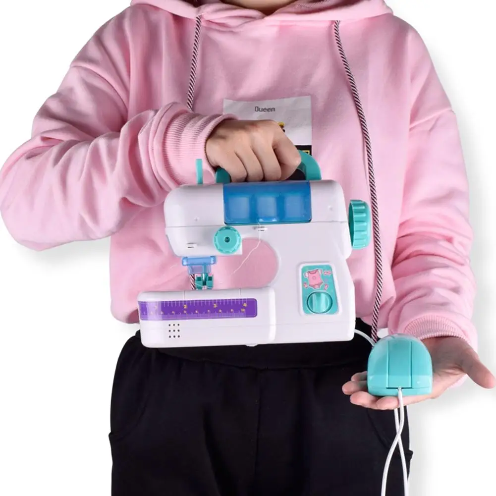 Rctown Моделирование Электрический Кукла Одежда Швейные машины мелкая бытовая техника детей, играющих дома игрушки zk30