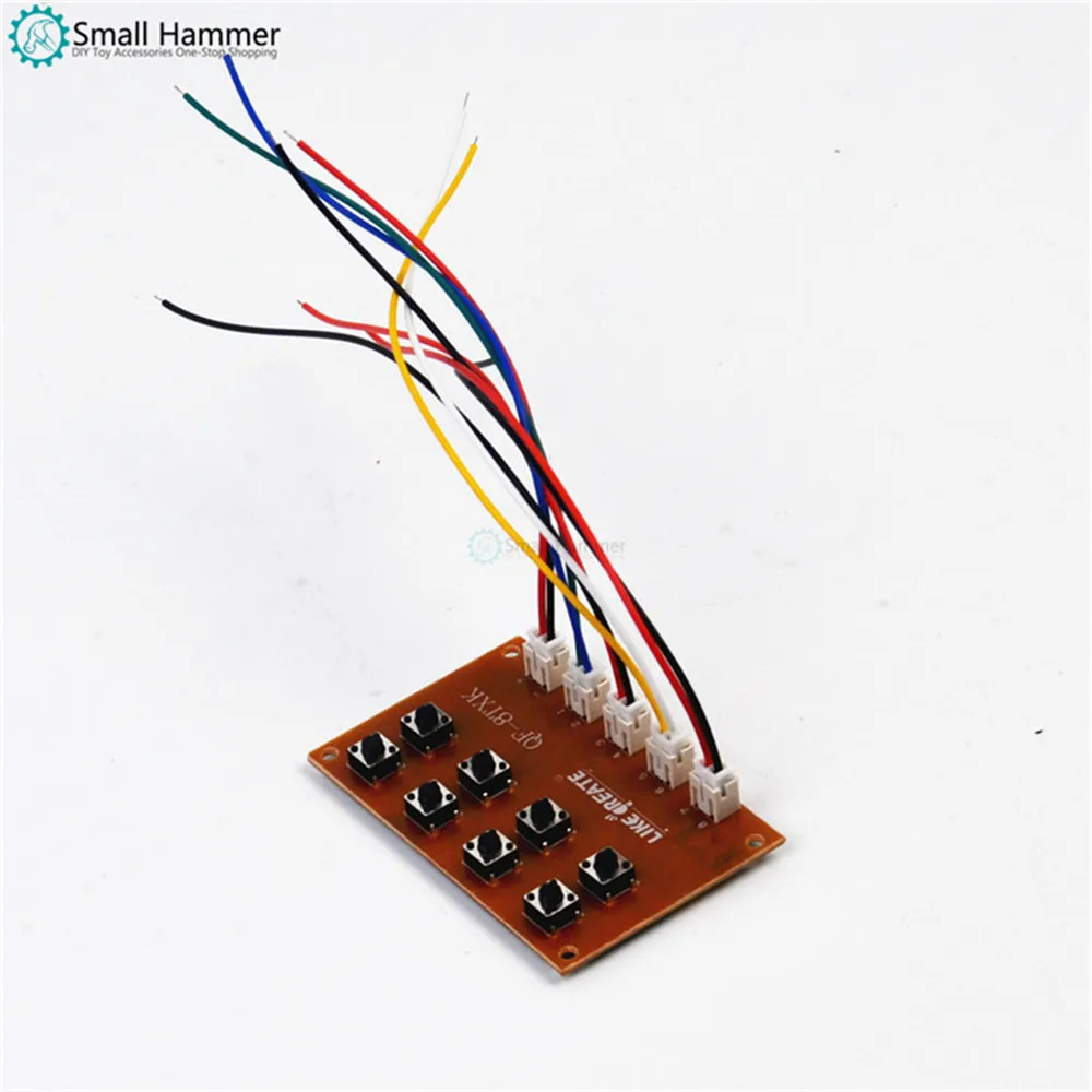 

SNRM81 eight-channel electronic remote control board can control 4 motors forward and reverse