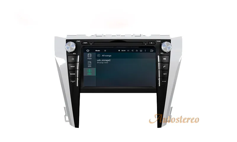 Top 8 Inch Android 8.0 RAM 4GB ROM 32GB DVD GPS CD Player Car radio Sat Nav Headunit For Toyota Camry Aurion 2015 2016 2017 15