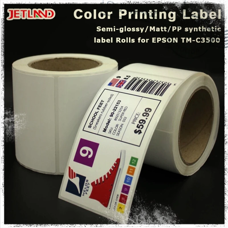 

Color Label stickers for Industrial, Shipping, and Retail digital printing free design Beverages, Food, Care stickers