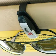 ABS Car Vehicle Sun Visor Sunglasses Eyeglasses Glasses Holder Card Ticket Pen Clip Automotive Accessories