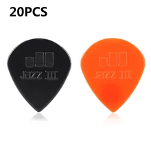 20 pçs picaretas de guitarra tortex jazz iii xl picareta plectrum mediador peças de guitarra acessório colorido picaretas de guitarra