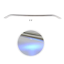 Лодка из нержавеющей стали поручень 30 дюймов поручень полированный для морской яхты RV светодиодный синий светильник