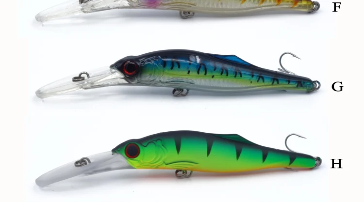 Sea Fishing Lures Trout Wobbler 1pc 14cm 44g 2-5m Large Plastic Minnow Bass Tuna Minnow Deep Sea For Trolling bait hard (8)