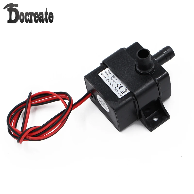 

Mini DC12V 3M Micro Quiet Brushless Motor Submersible Water Pump