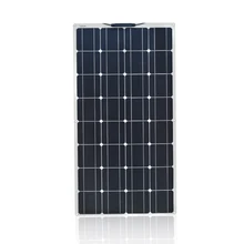 Boguang ETFE Flexible Solar Panel 12 volt 100W 200 W 12V 24V battery charger Monocrystalline cell for solar battery kit china boguang 50w glass monocrystalline solar power station solar cell factory cheap selling 12v solar panel for home battery charge