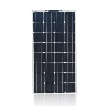 

XINPUGUANG Brand Solar Panel 100W 200w ETEF Flexible 12V battery charger Monocrystalline solar cell for battery system kit china