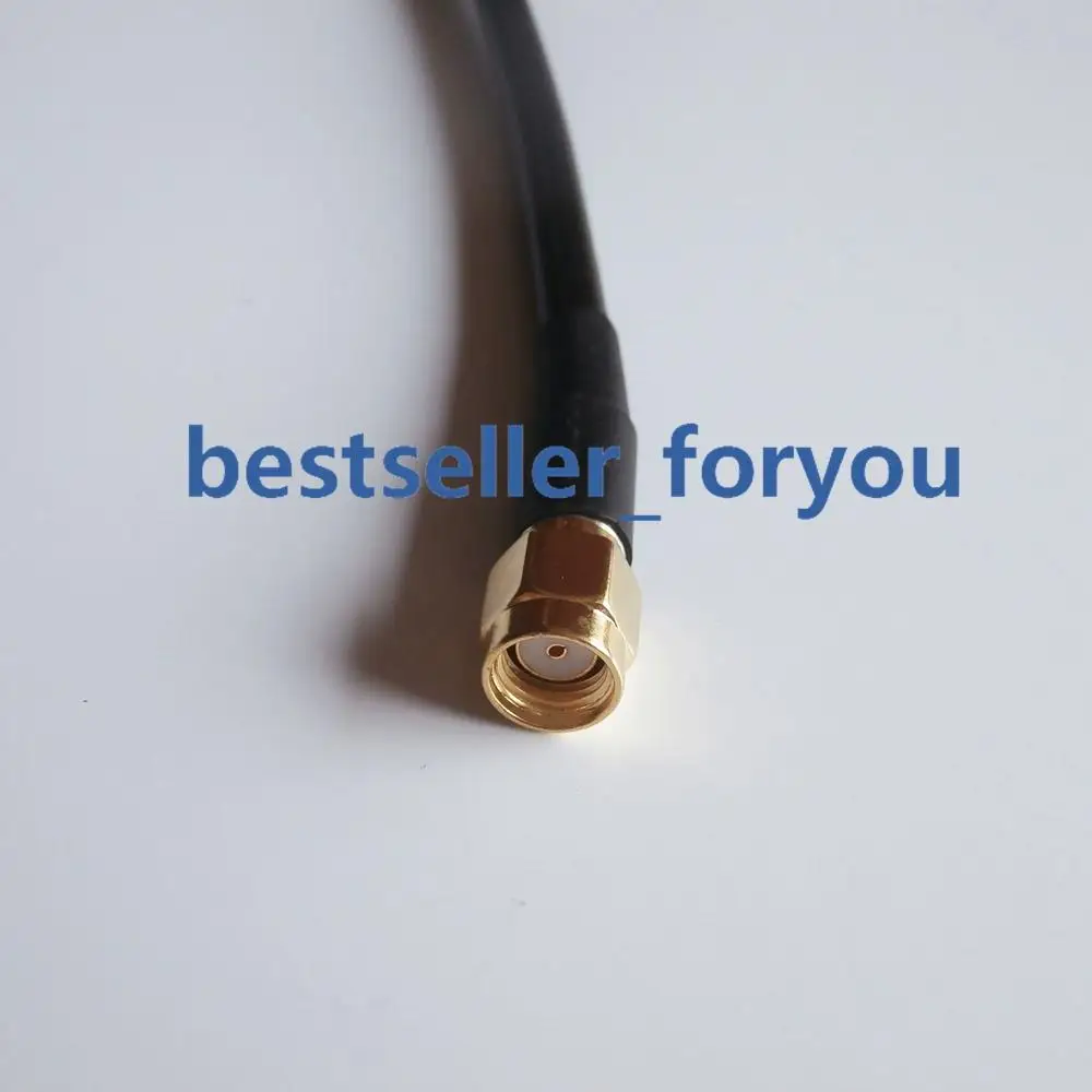 RPSMA male к BNC female nut RF coax кабель адаптер RG58 для BaoFeng 100 см|Соединители| |