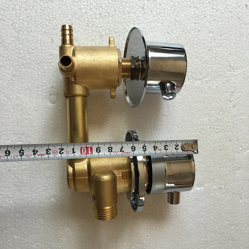 Diverter Thermostatic Shower Faucet Brass Mixing Control Valve
