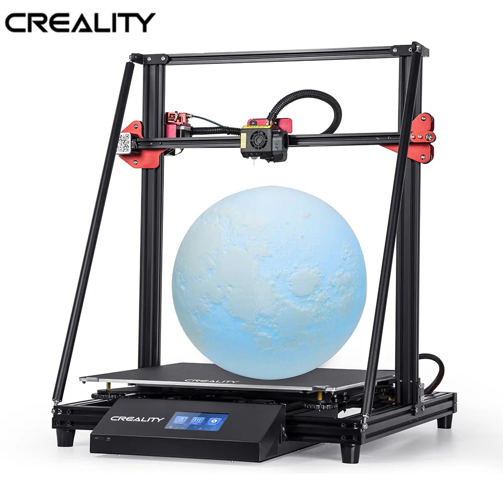 CREALITY 3D CR 10 Макс большой размер печати 4 3 inchTouch Screen двойная мощность с возвратом