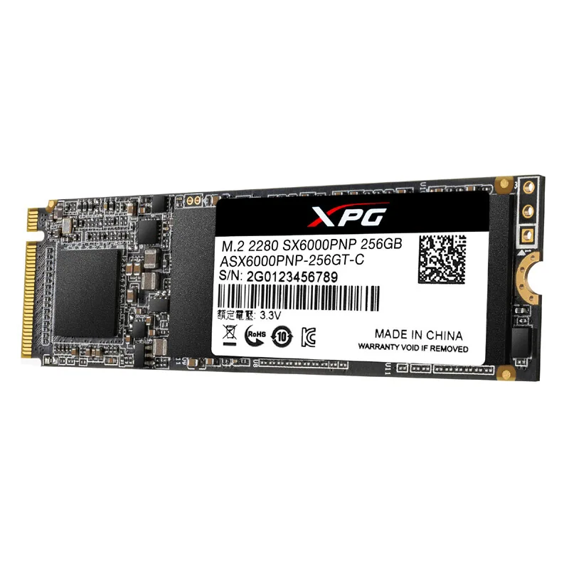 ADATA жесткий диск SSD M2 XPG SX6000 Pro 256 ГБ NVMe m.2 hd ssd HDD твердотельный для ноутбука