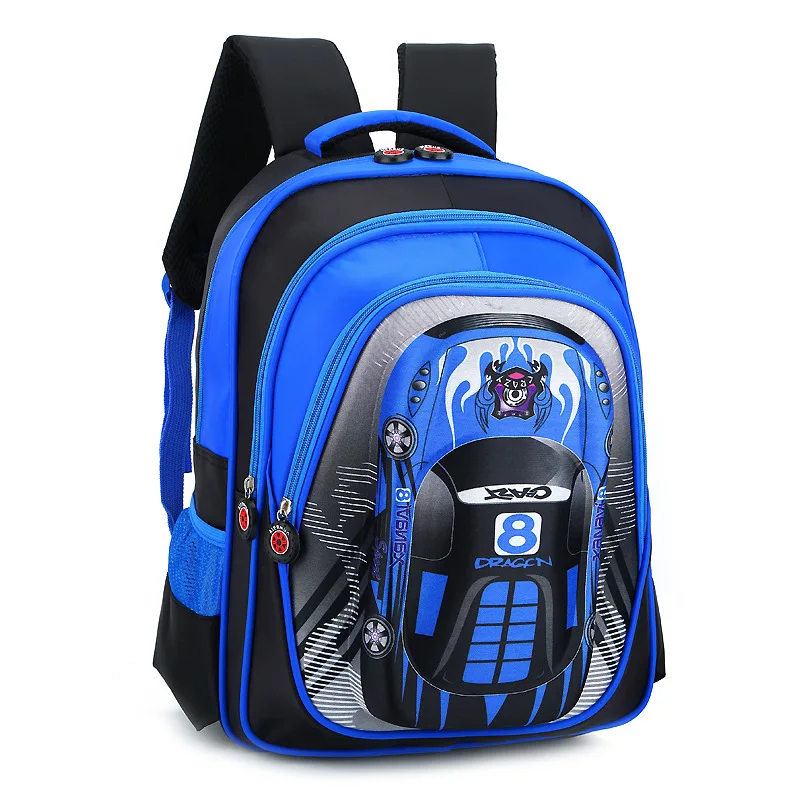 

Cartoon 3D car school bags boys Orthopedic backpack Waterproof Children schoolbags kids shoulder bag mochilas escolares infantis