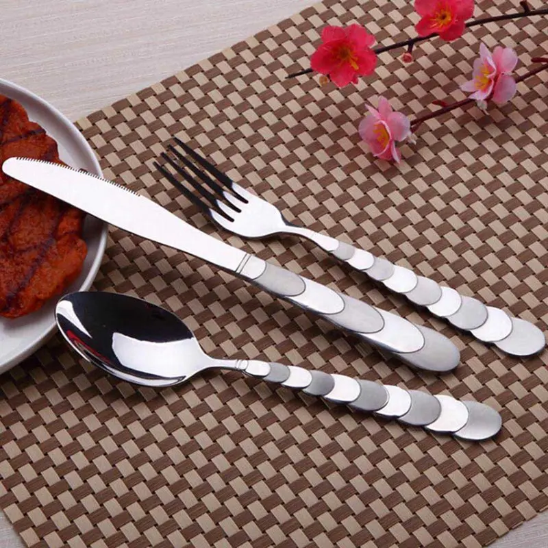 

Children Tableware gourd Western tableware Forks Sets Child Panda Cutlery Set Solid color Quality Kids Dinner Knives