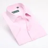 Men's Short Sleeve Solid Dress Shirt Slim-fit Non-Iron Work Shirts Formal Business Social Shirts Easy Care And Care 2