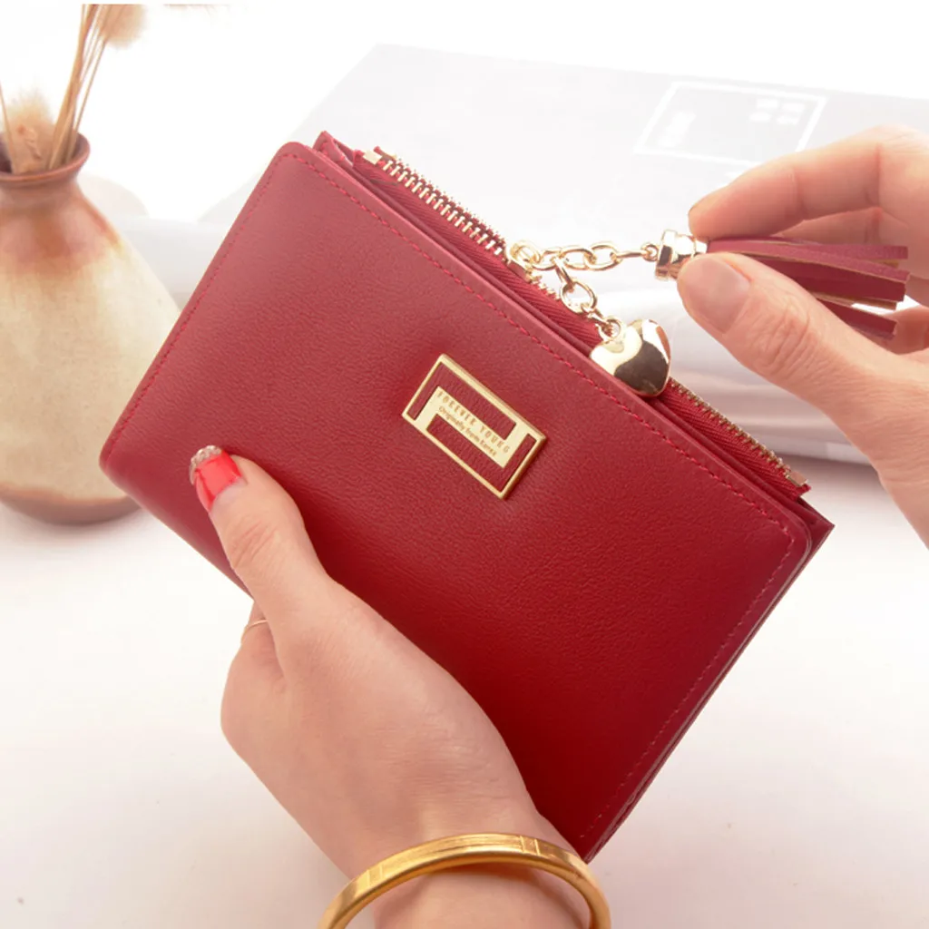 Средний длинный стильный кошелек из кожи Для женщин моды молния клатч изменить монета кошелёк банк ID держатель для карт сумка