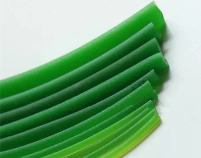 

2 meter Polyurethane belt PU round belt with green belt meltable cord