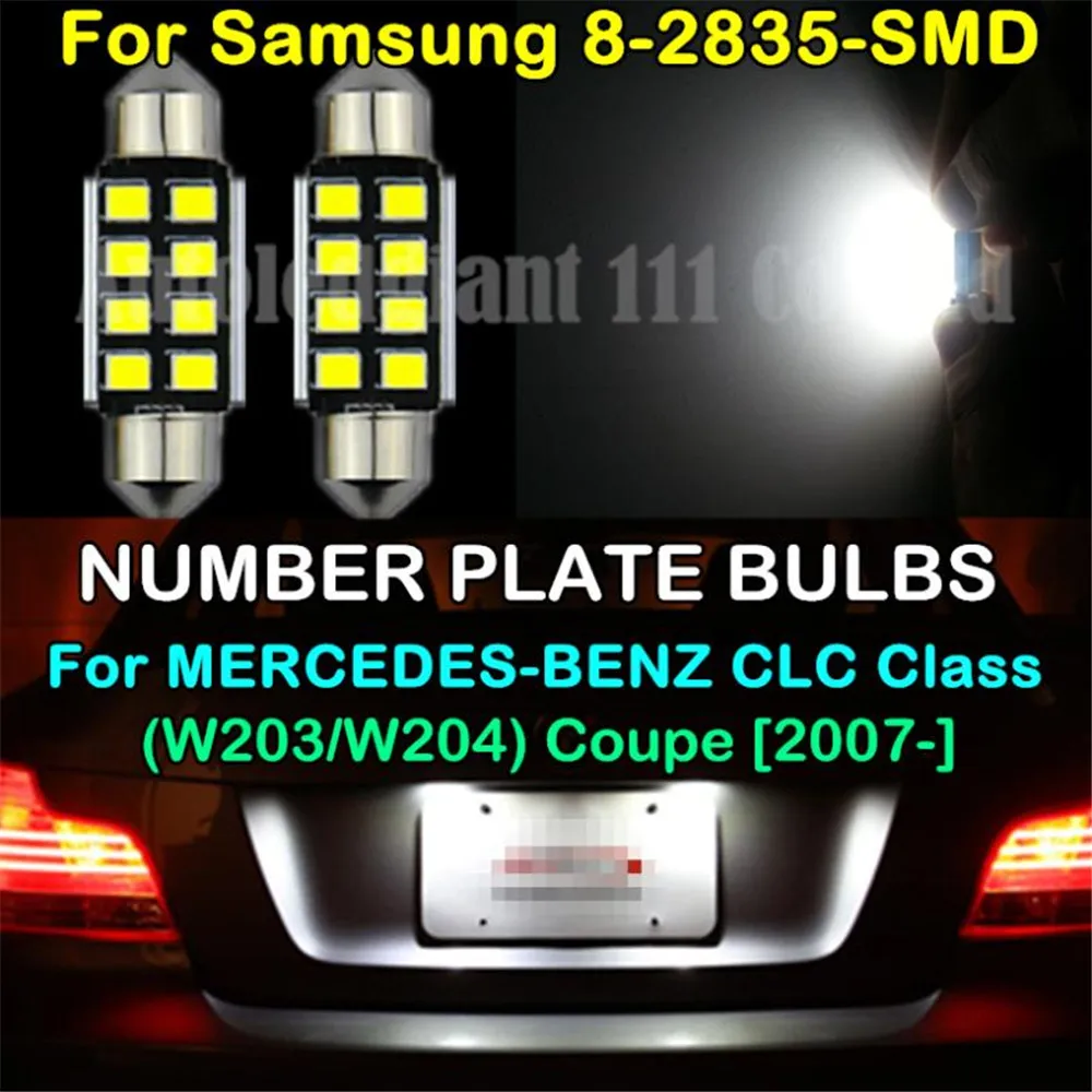 WLJH 2x CANBUS 2835SMD LED 39mm C5W 272 NO EEROR LIGHT NUMBER PLATE