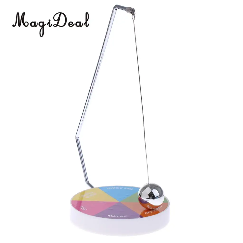 MagiDeal Magic Novelty Decision Maker Magnetic Pendulum Fun Executive Office Home Desk Car Decor Ornaments Kids Toy Gift