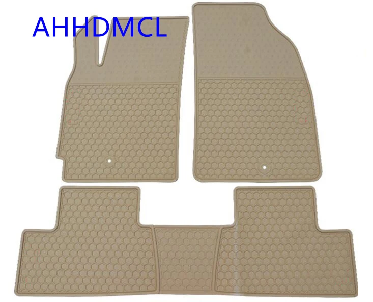 Car Rubber Floor Mats Anti Slip Mat Carpets Feet Pad For Chevrolet