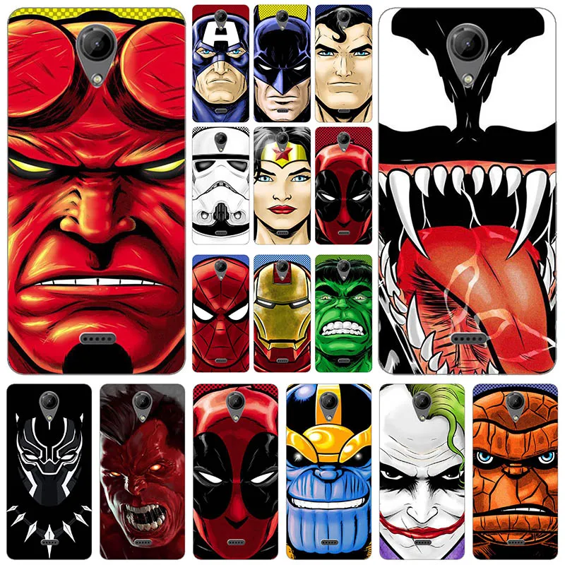 Fashion hero Printing Case For Wiko Freddy 5.0&quot cases Silicone Soft Cover Protector Back Fundas | Мобильные телефоны и