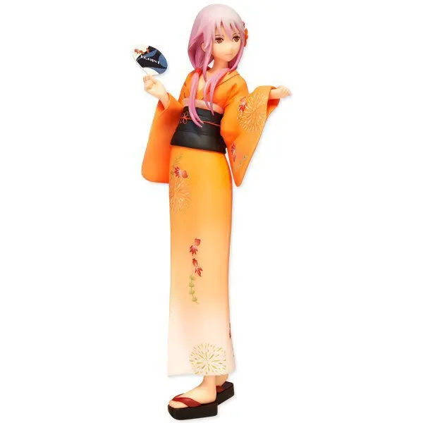 

20cm Anime Guilty Crown Inori Yuzuriha kimono Japanese Action Figures PVC Collection Model toys for christmas gift