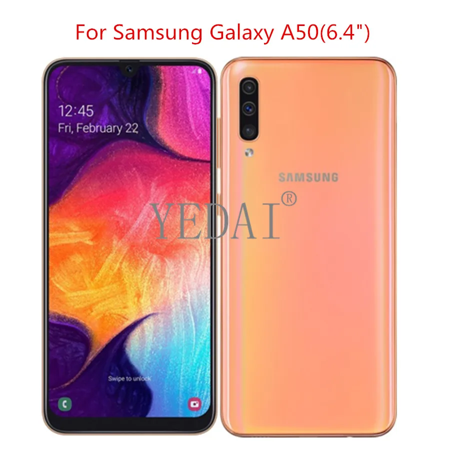 

YEDAI For Samsung Galaxy A50 case Brand Ultra thin Transparent TPU Soft Protective Back Cover case For Samsung A50 Phone Case
