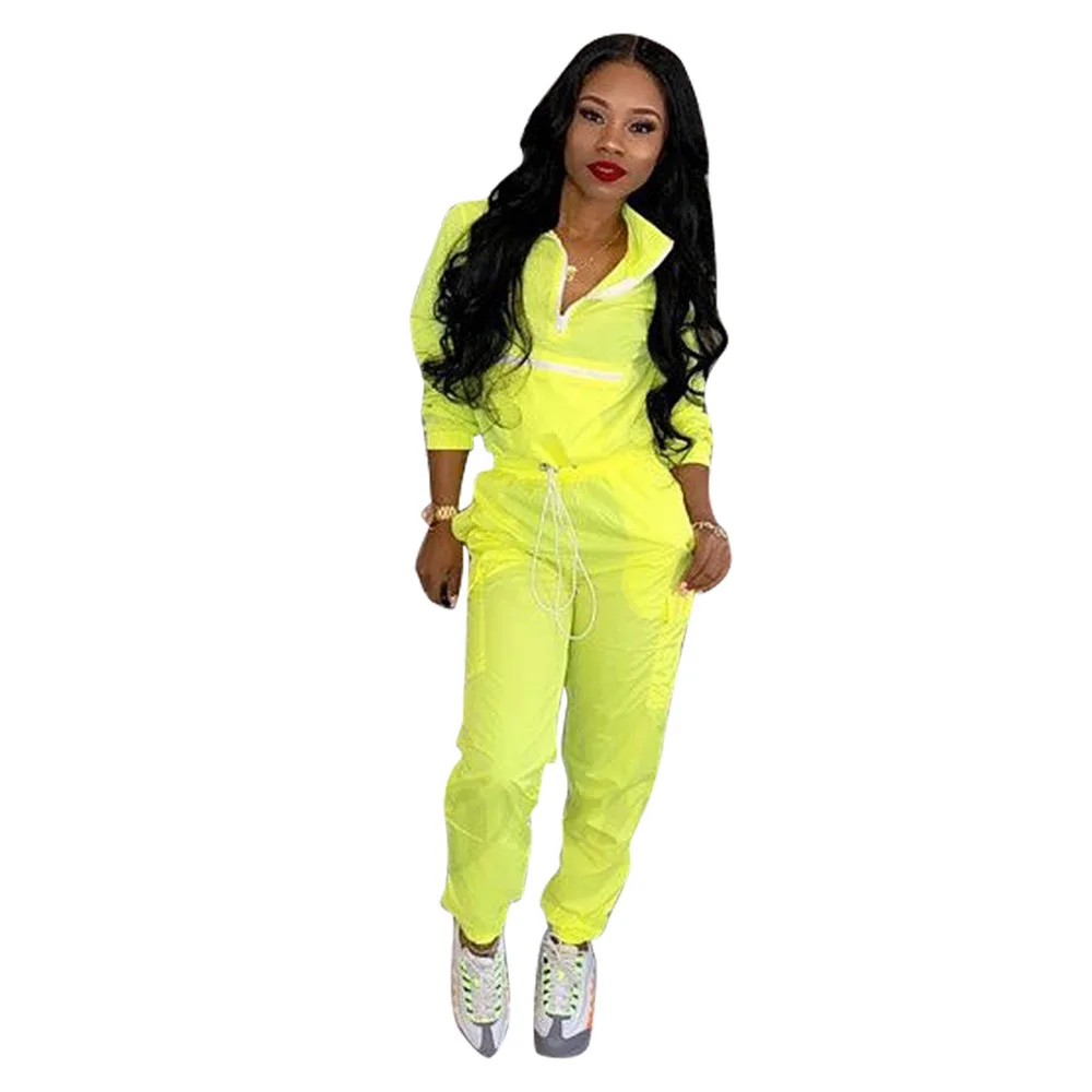neon tracksuit womens