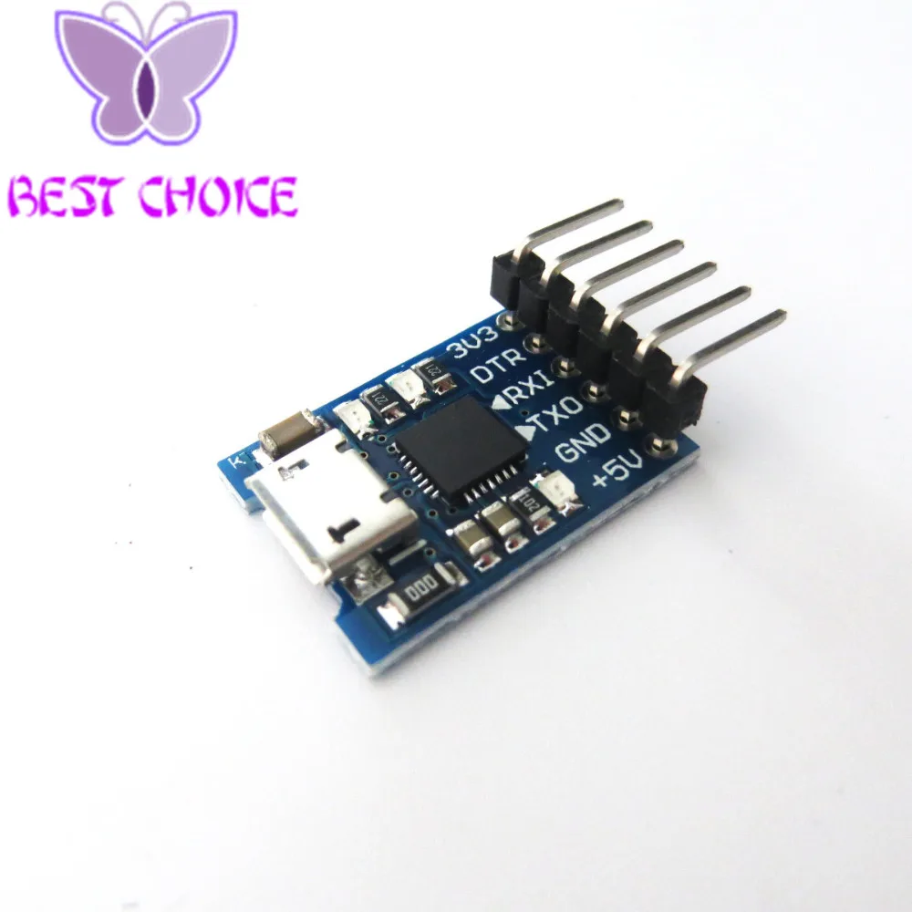 CJMCU CP2102 MICRO USB to UART TTL Module 6Pin Serial Converter UART ...