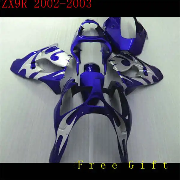 ZX9R 2002 2003 светло-голубой обтекатель для Ninja ZX-9R ZX900 02 03 ZX9 R ABS комплект пластиковых