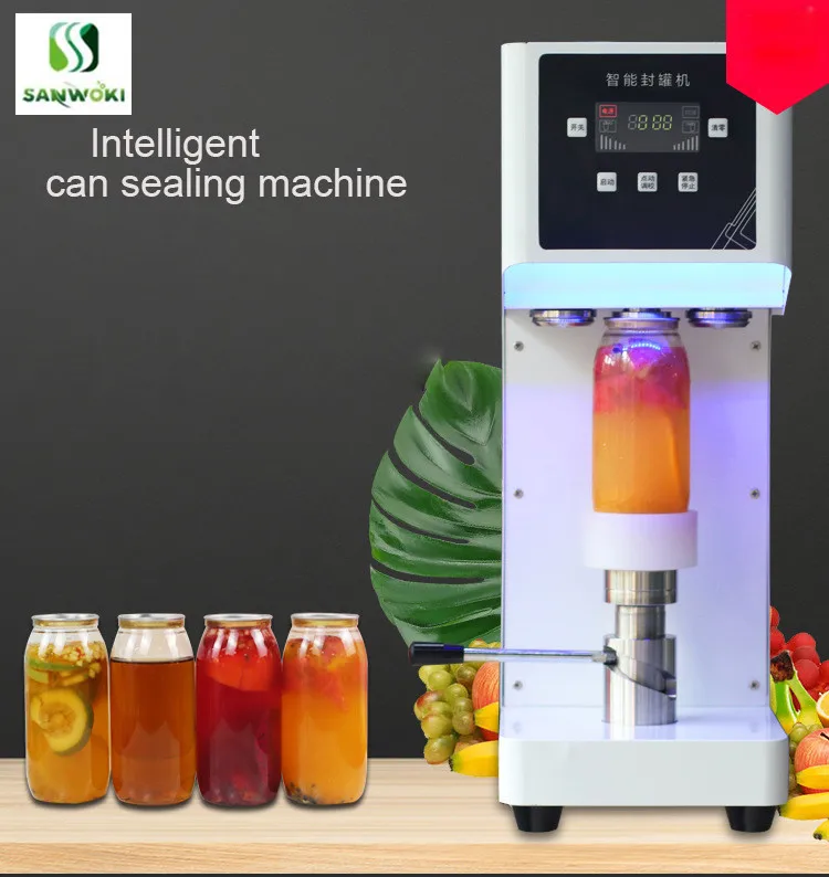 Can sealing machine with Smart panel 500ml 650ml bottle cup Beverage for milk tea coffee shop restaurant | Бытовая техника