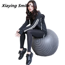 Xiaying Smile, женские дышащие 4 вида цветов, спортивные, для бега, набор для йоги, летние, быстросохнущие, для спортзала, фитнеса, йоги, набор для тренировок, спортивная одежда, закрытый костюм