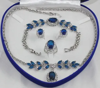 

Brand New High Quality Fashion Picture Ladies Fashion Necklace Set jade crystal Jewelry