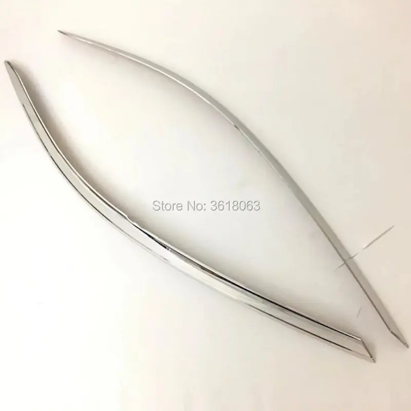 

For 2017 Volkswagen VW Passat B8 2018 Front Headlights Eyebrow Cover Head Lamp Frame Trim Stainless Steel Car Styling Accessory