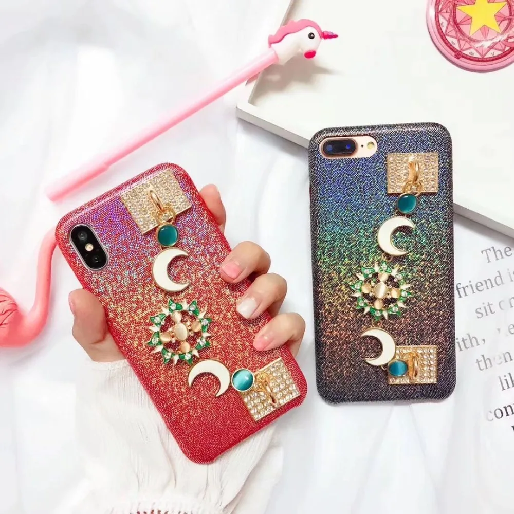 Hazy beauty For iphone 6 6plus Case 3D Glitter Jewelled Patterned Phone