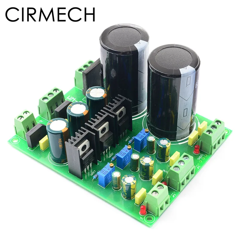 

CIRMECH Rectifier filter power board LM317 LM337 multi-channel adjustable rectifier regulator filter power module for amplifiers