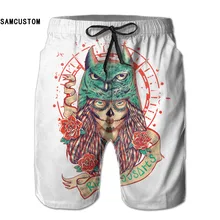 SAMCUSTOM мужские быстросохнущие ультралегкие дышащие шорты с подсветкой(5) шорты «Gmy» пляжные шорты