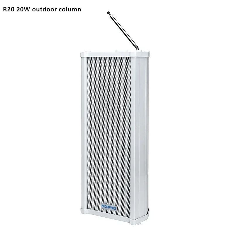 

R20 20W FM Radio Receiver Aluminium Alloy Professional Outdoor Column for FM Radio Transmitter