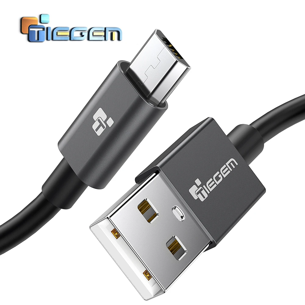 TIEGEM مايكرو USB كابل 5V2A سريع شحن USB كابل بيانات الروبوت سلك Microusb شاحن كابل لسامسونج Xiaomi الهاتف المحمول الكابلات