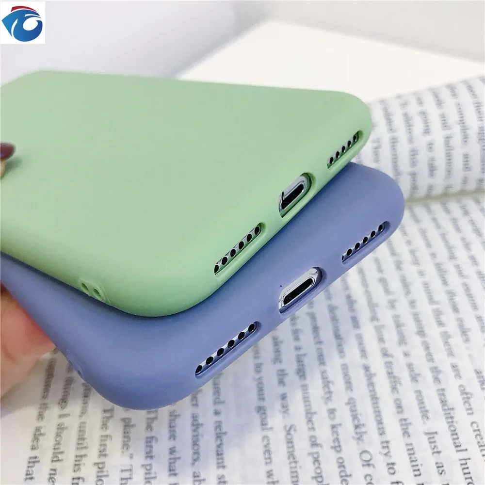 HUANQING Luxury Liquid Silicone Case For iPhone 7 6 Plus Phone Cover for Apple iPhone 8 6s Plus X XS XS MAX XR Protection Phone Case13