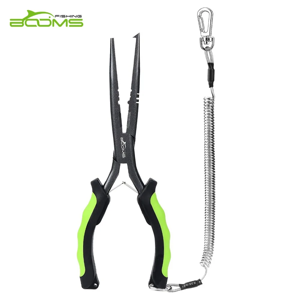 Skup Wysięgniki wędkarskie F03 rybackie szczypce wędkarskie 23cm długi nosek narzędzie do odczepiania haczyków narzędzia chwytak ze stali nierdzewnej przecinak żyłki nożyczki