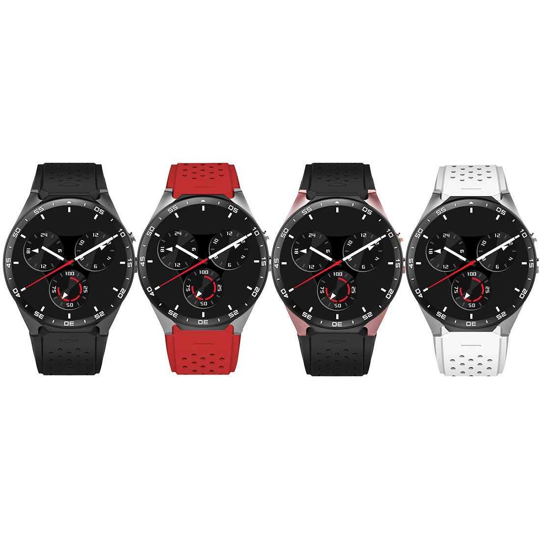 

KW88 3G WIFI GPS bluetooth smart watch Android 5.1 MTK6580 CPU 1.39 inch 2.0MP camera smartwatch for iphone huawei phone watch