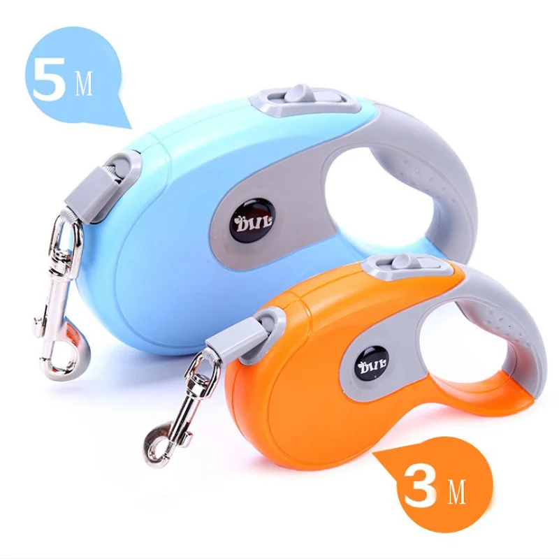 

Fast Shipping Dog Leash 3/5M Pet Retractable Leashes Walking Running Automatic Retractable Dog Lead Leash For Dog Pet Supplies