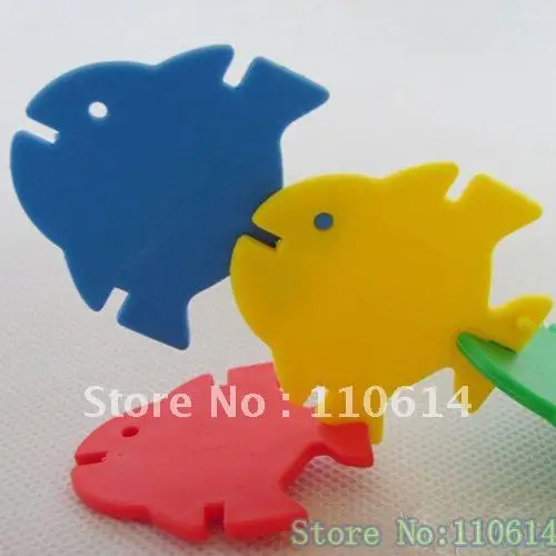 Free Shipping Jingqi 1062 kids Plastic Fish Shape Building Blocks Toys in Blocks from Toys