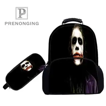 

Custom 17inch The-Joker-the-Backpacks Pen Bags 3D Printing School Women Men Travel Bags Boys Girls Book Computers Bag#1031-3-28